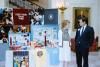 Nancy Reagan looking at displays during the White House Conference on Drug Abuse and Families C06984-22 dated 03/22/1982