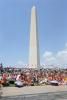 Nancy Reagan sitting with children during a “Just Say No” walk at the Washington Monument in Washington, D.C. dated 05/11/1988