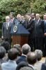 President Ronald Reagan delivering remarks during the signing ceremony for Executive Order 12595, establishing a White House Conference for a Drug Free America dated 05/05/1987