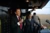 President Ronald Reagan aboard the <em>Ferdinand Magellan</em> railcar during the whistle-stop tour through Ohio 10/12/1984 President Ronald Reagan aboard the <em>Ferdinand Magellan</em> railcar during the whistle-stop tour through Ohio 10/12/1984