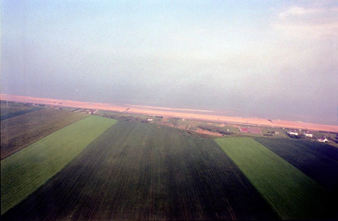 Aerial Shot of Omaha Beach 06/06/1982