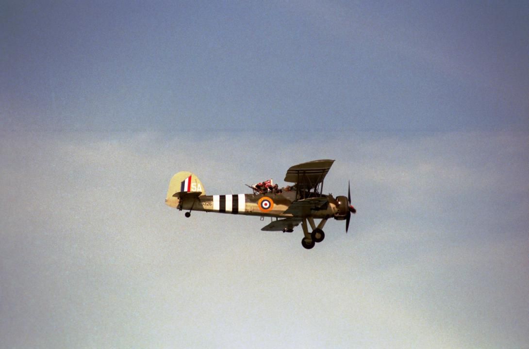 40th Anniversary Of D-Day landings, Ceremony at Utah Beach, flyover
