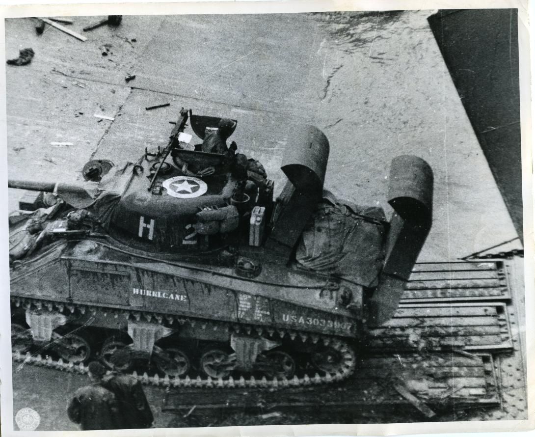 Tank on Utah Beach