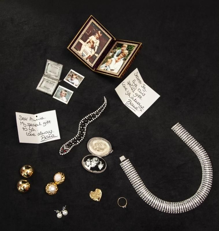 Handwritten letters, historic documents, and personal possessions.