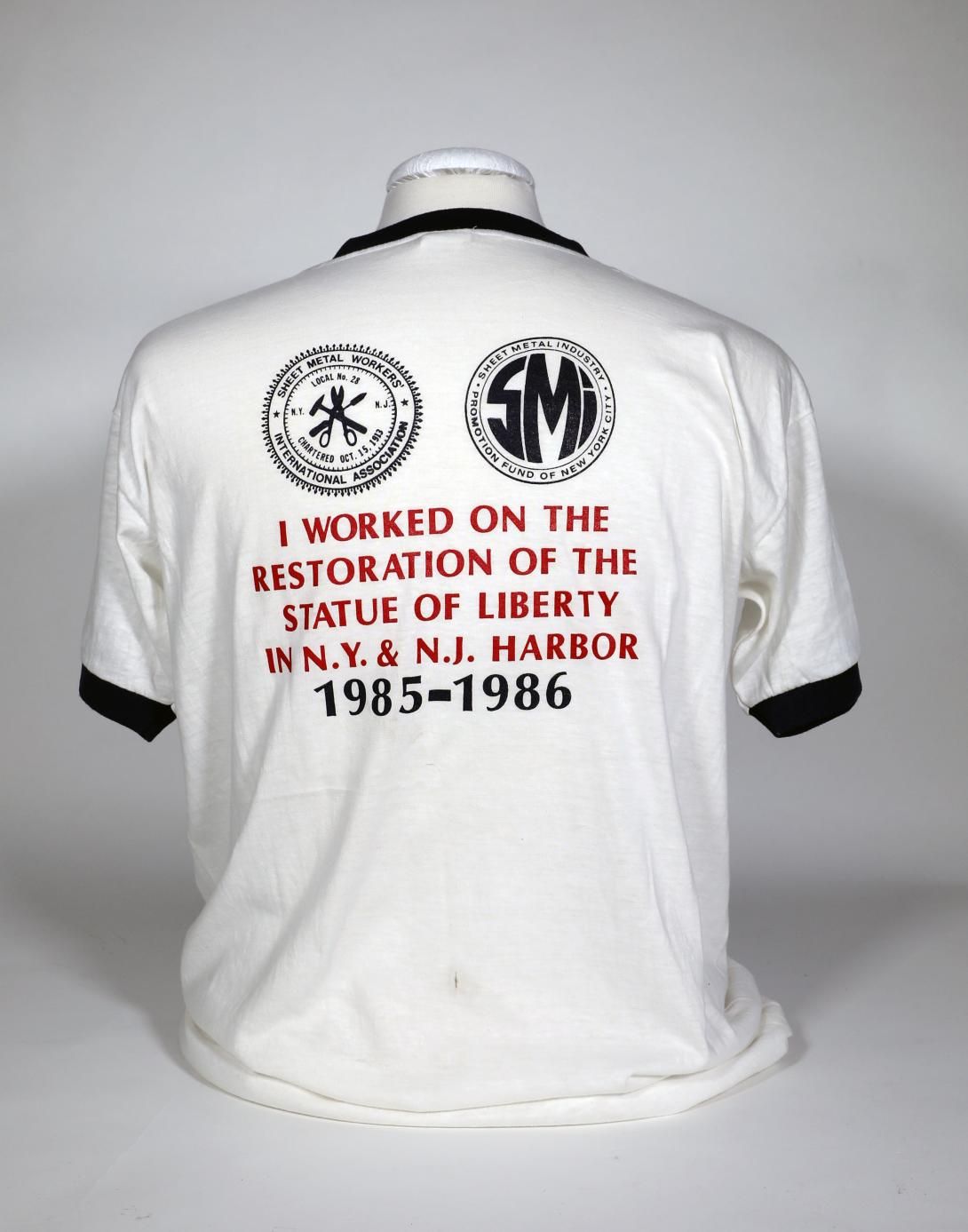 T-Shirt, Sheet Metal Workers Shirt [view 2 of 2] Artifact ID: 1985.01123.05 Date Made: 1985