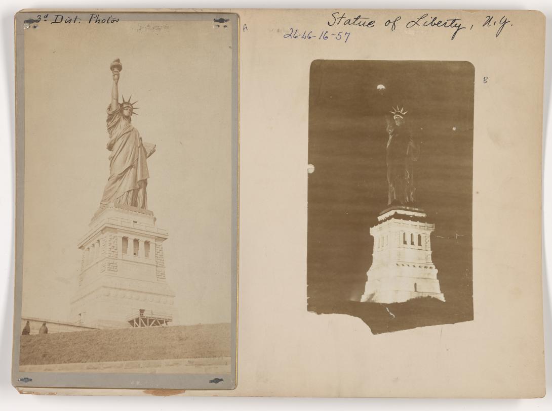 Statue of Liberty, New York NY – Statue of Liberty Lighthouses 1855-1933 Records Group 26 Records of the U.S. Coast Guard 1785-2005 NAID: 45701936