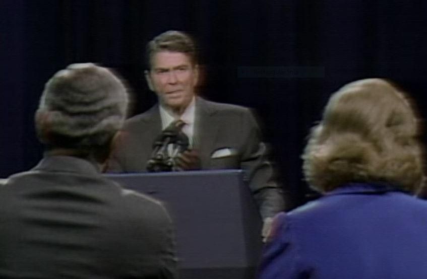 10/21/1984 Master Tape #R2265B, R2265C (NAID: 32621580) Second Presidential Debate with President Ronald Reagan and Walter Mondale at the Convention Music Hall. Kansas City, Missouri