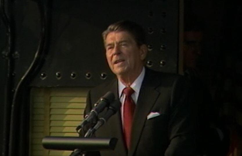 10/12/1984 Master Tape #030 (NAID: 36714212) President Ronald Reagan’s Remarks during the Whistlestop Tour at a Reagan-Bush Rally in Ottawa, Ohio