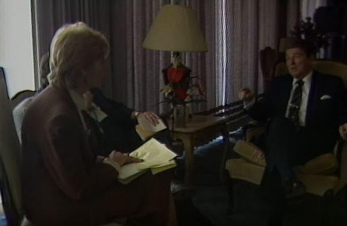 11/06/1984 Master Tape #144 (NAID: 137878796) Trip to California. Interview of President Reagan by Newsweek Magazine. Century Plaza Hotel, Los Angeles, California