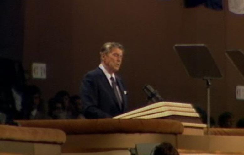 08/23/1984 Master Tape #159 (NAID: 365095689) Trip to Dallas, Texas. Republican National Convention (RNC), President Ronald Reagan’s acceptance speech at the Dallas Convention Center (main audio, cut camera, Part 2)