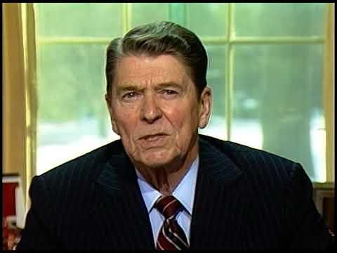 President Reagan's Address to NASA Employees from the Oval Office on January 28, 1987